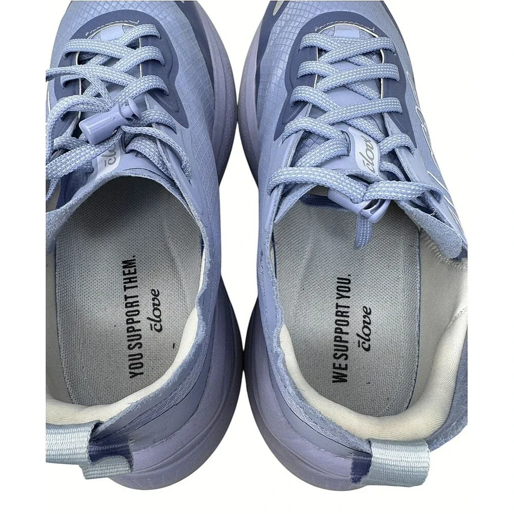 Clove Supernova Lavender Purple Nursing Athletic Sneakers Womens 9.5 Mens 8
